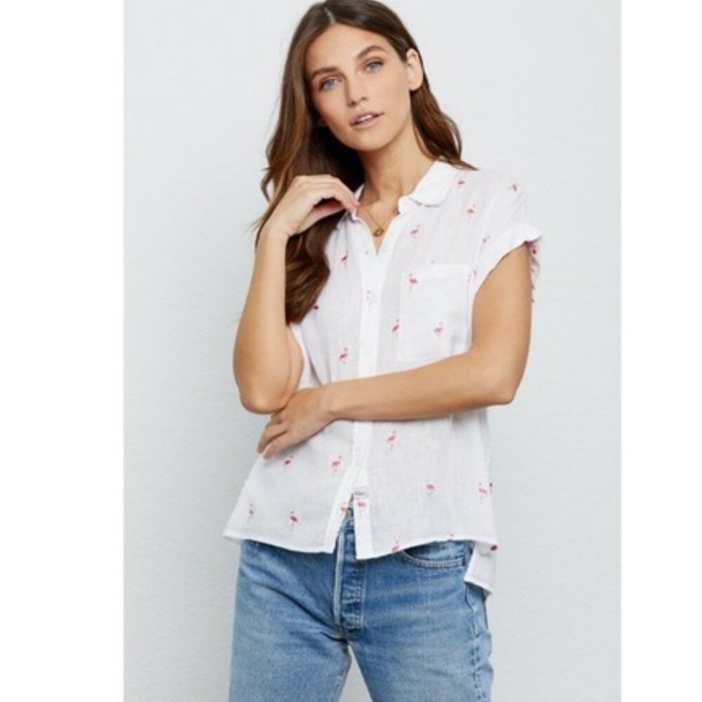 ⭐Rails Whitney Flamingo Shirt size XS